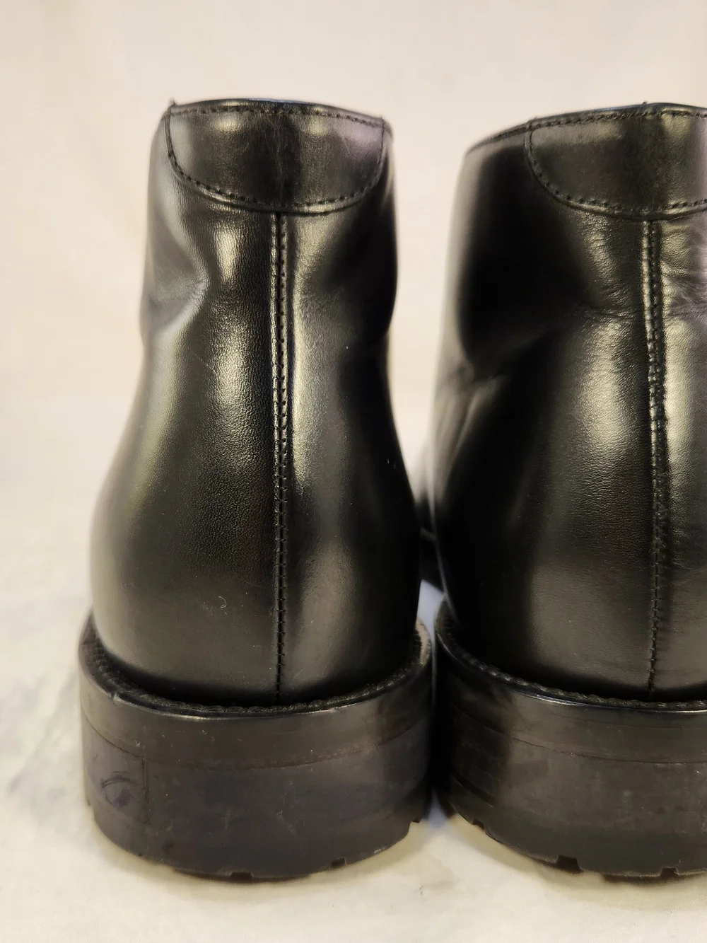TO BOOT NEW YORK ADAM DERRICK MEN CHUKKA BLACK LEATHER SIZE 10